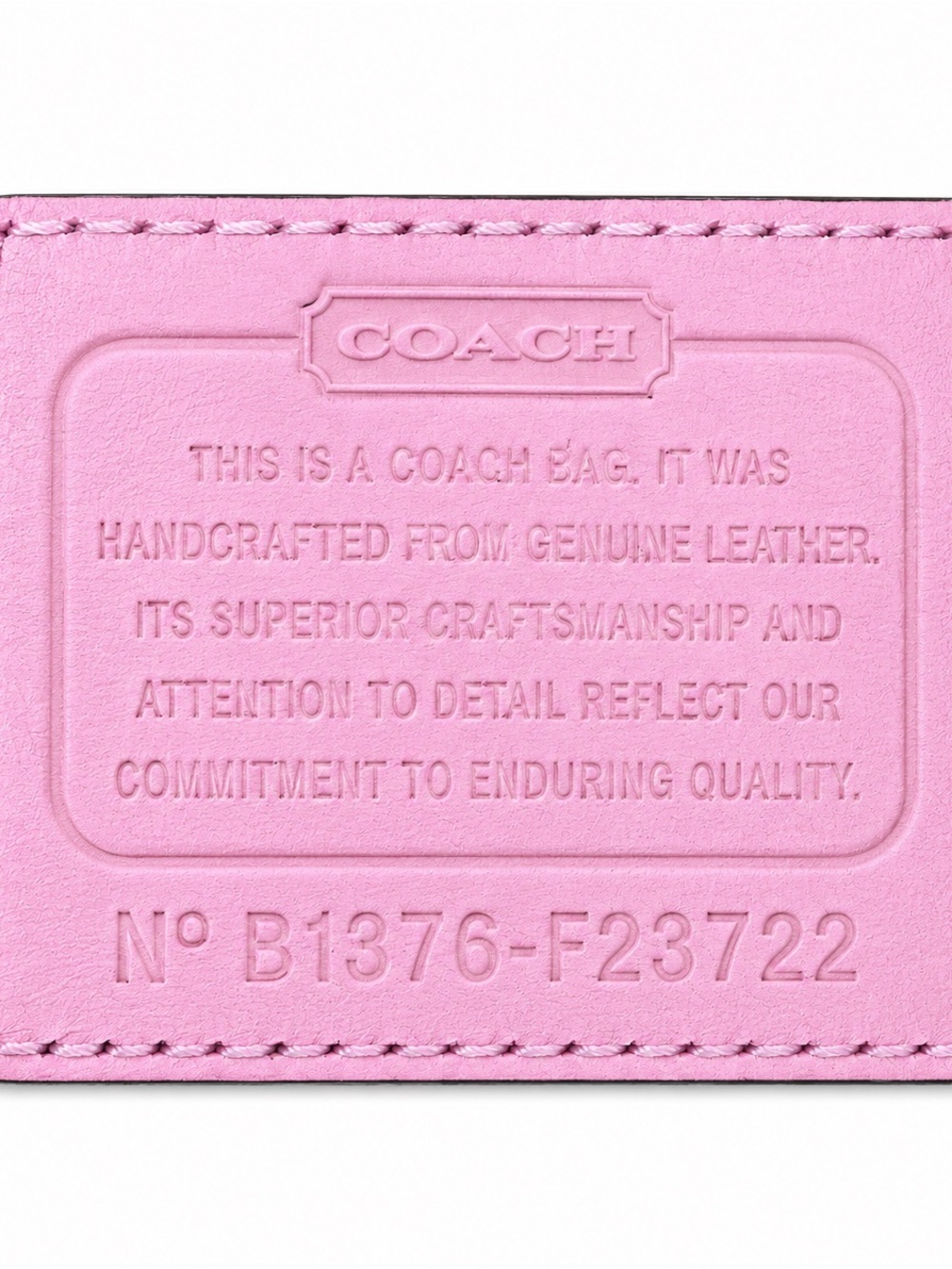 Coach Pink Patent Leather Tote Bag Large Signature Satchel - Picture 4 of 6